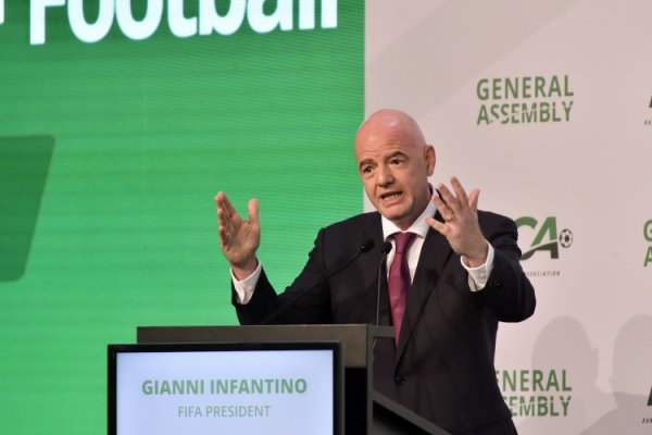 Infantino: Referee camera technology is an innovation, which makes fans feel like they are in the middle of the stadium